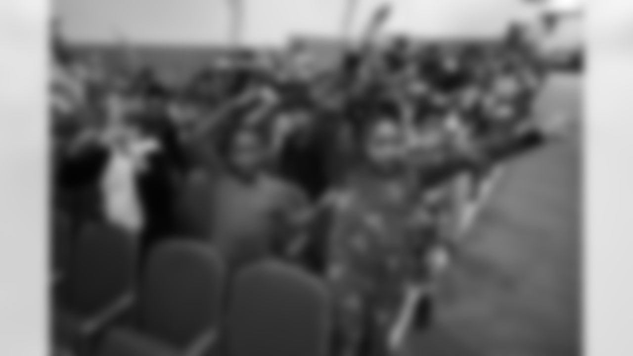 Buffalo Bills pep rally for students and staff at Windermere Boulevard Elementary School, December 19, 2025.