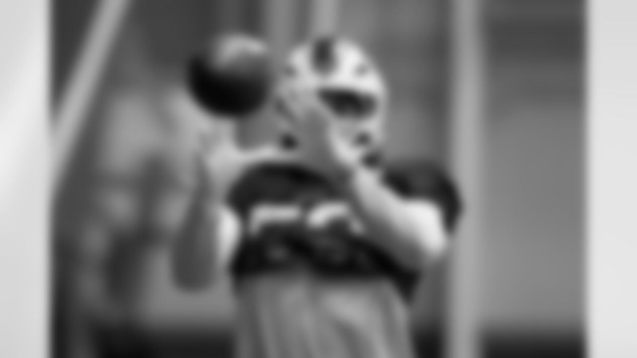 Matt Milano (58). Buffalo Bills Week 13 Practice, November 26, 2025 at Buffalo Bills Training Center.