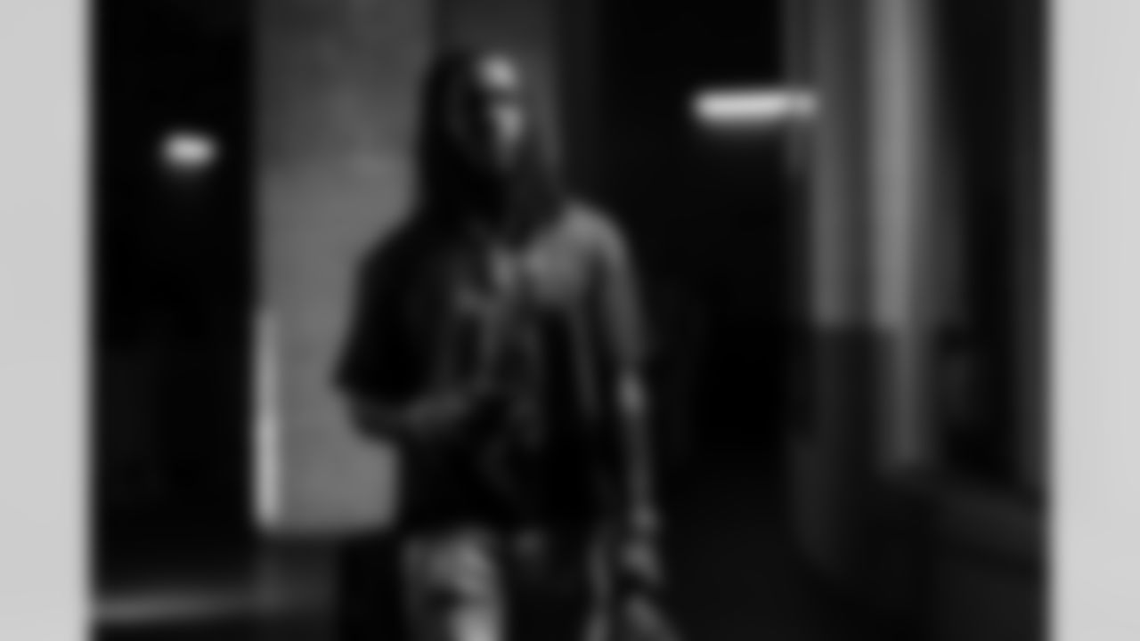 James Cook (4). Atlanta Falcons vs Buffalo Bills, Regular Season, October 13, 2025 at Mercedes-Benz Stadium.