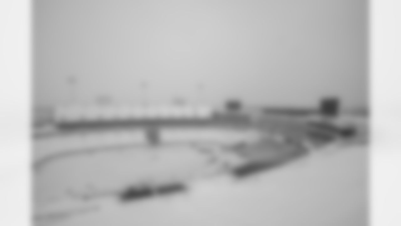 Snow removal at Highmark Stadium in preparation for a Divisional Round matchup against the Kansas City Chiefs, January 19, 2024.