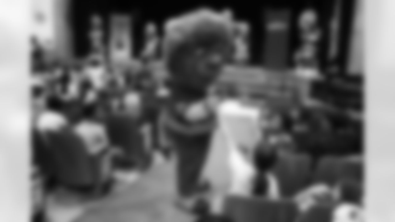 Buffalo Bills pep rally for students and staff at Windermere Boulevard Elementary School, December 19, 2025.