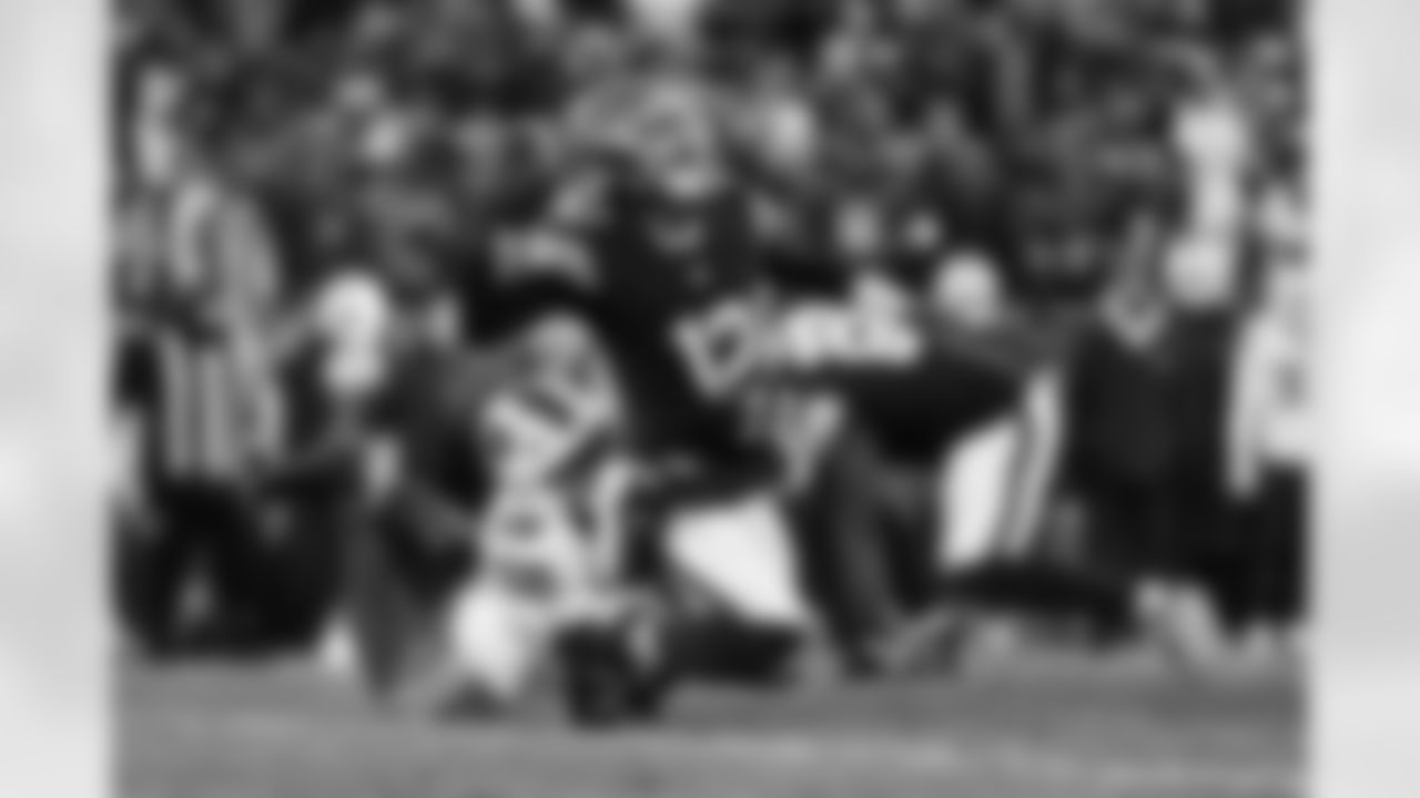 Greg Rousseau (50). Cleveland Browns vs Buffalo Bills, Regular Season, December 21, 2025 at Huntington Bank Field.