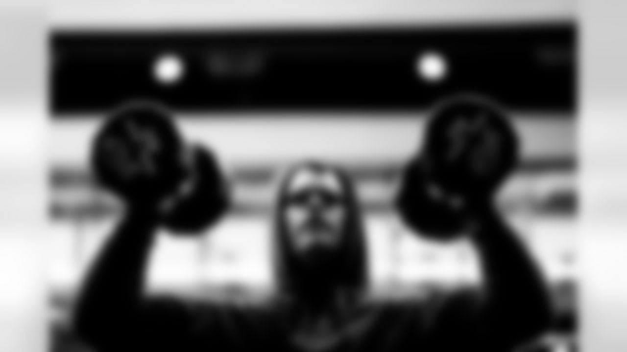 Alec Anderson (70). Buffalo Bills players train during Phase Two of voluntary off-season workouts, May 14, 2025 at the Buffalo Bills Training Center.