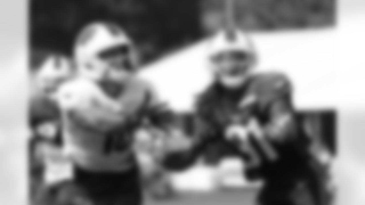 Khalil Shakir (10), Maxwell Hairston (31). Buffalo Bills Training Camp, July 28, 2025 at St. John Fisher University.