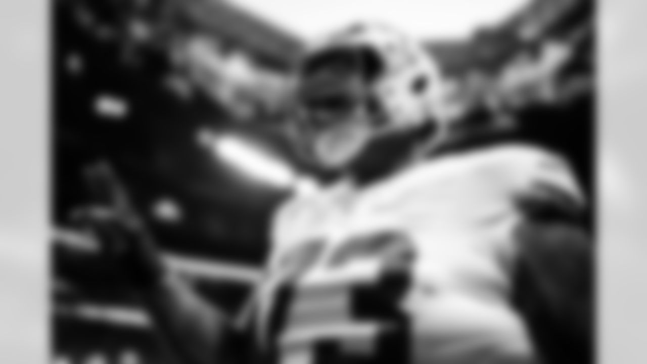 Dion Dawkins (73). Atlanta Falcons vs Buffalo Bills, Regular Season, October 13, 2025 at Mercedes-Benz Stadium.