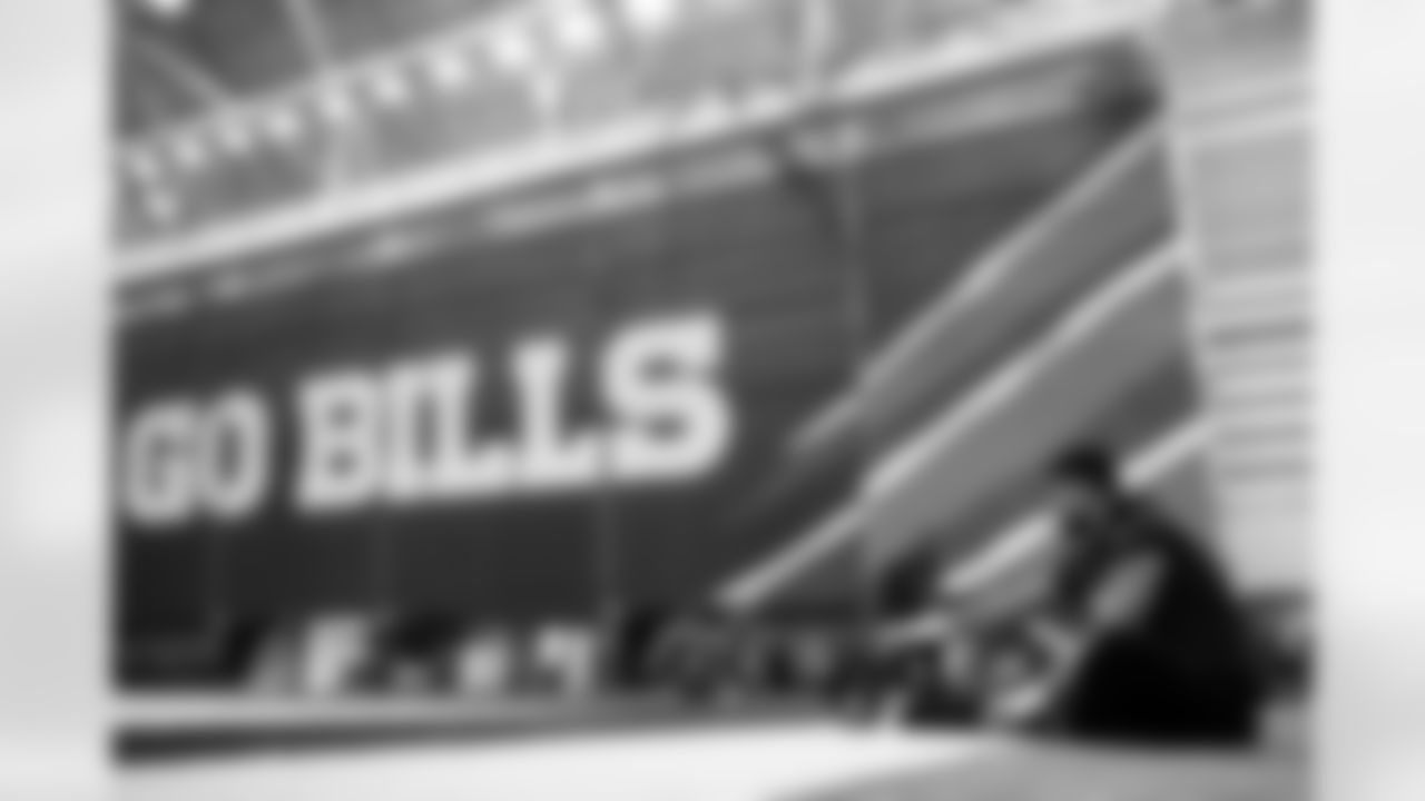 A.J. Epenesa (57). Buffalo Bills Divisional Round Practice, January 14, 2026 at Buffalo Bills Training Center.