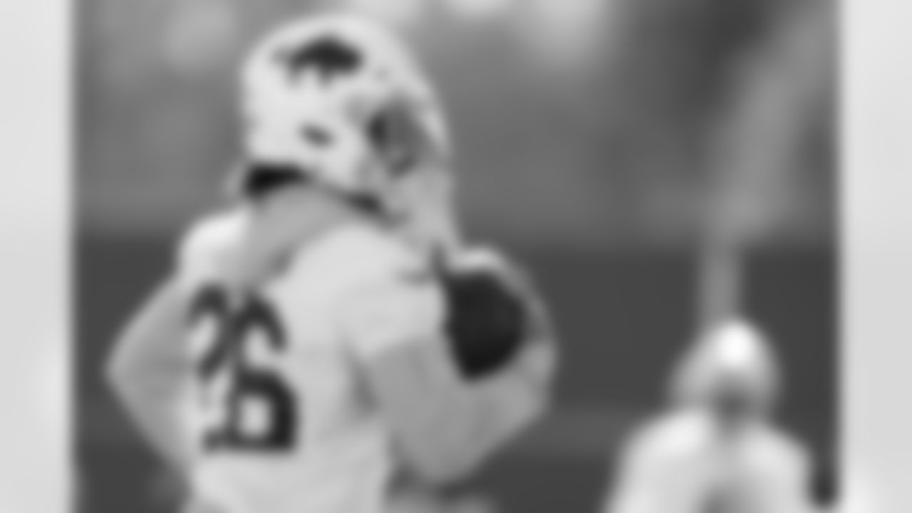 Ty Johnson (26). Buffalo Bills Week 6 Practice, October 10, 2025 at Buffalo Bills Training Center.