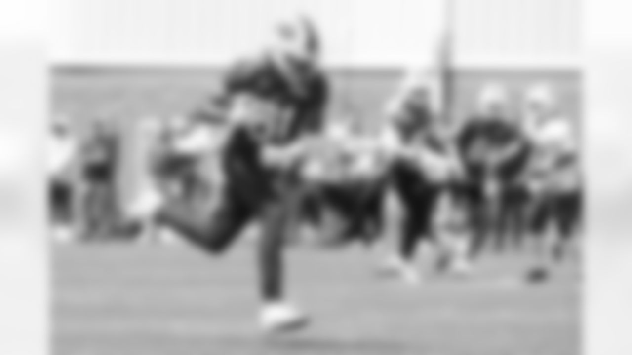 Kaden Prather (81). Buffalo Bills Mandatory Minicamp, June 10, 2025 at the Buffalo Bills Training Center.