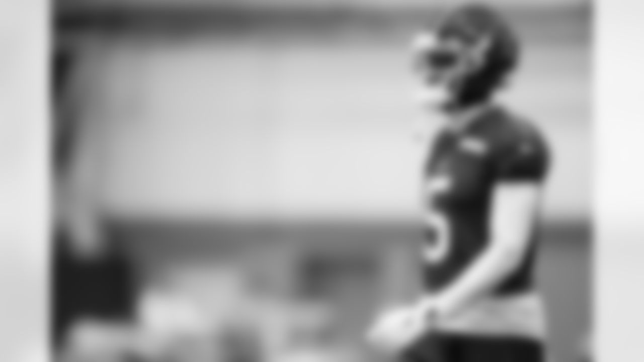 Joshua Palmer (5). Buffalo Bills Week 18 practice, January 01, 2026 at Buffalo Bills Training Center.