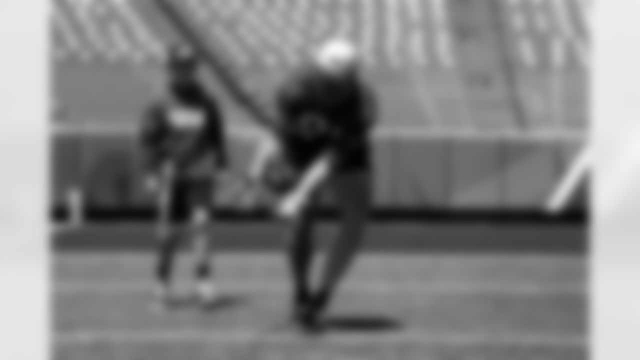 Zach Davidson (84). Buffalo Bills and Wegmans Play 60, May 16, 2025 at Highmark Stadium.
