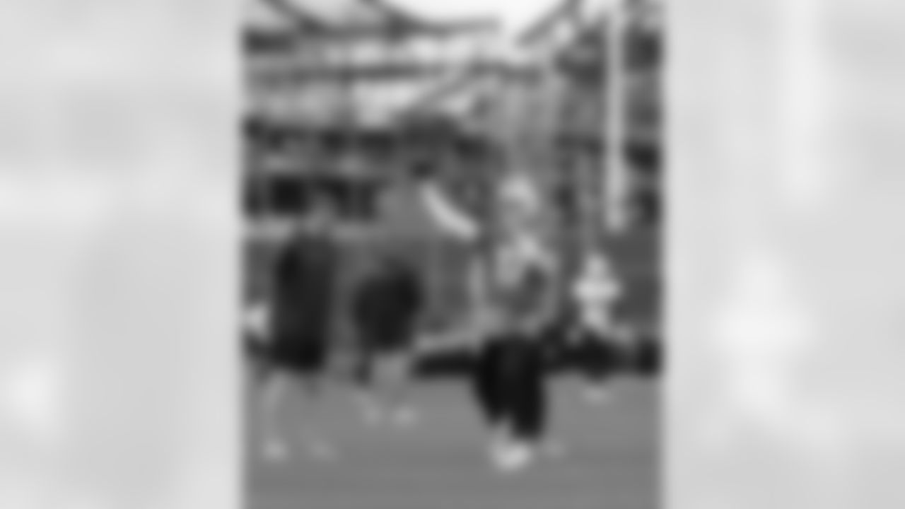 Josh Allen (17), Joe Brady. Buffalo Bills Week 8 practice, October 24, 2024 at the Buffalo Bills Training Center.