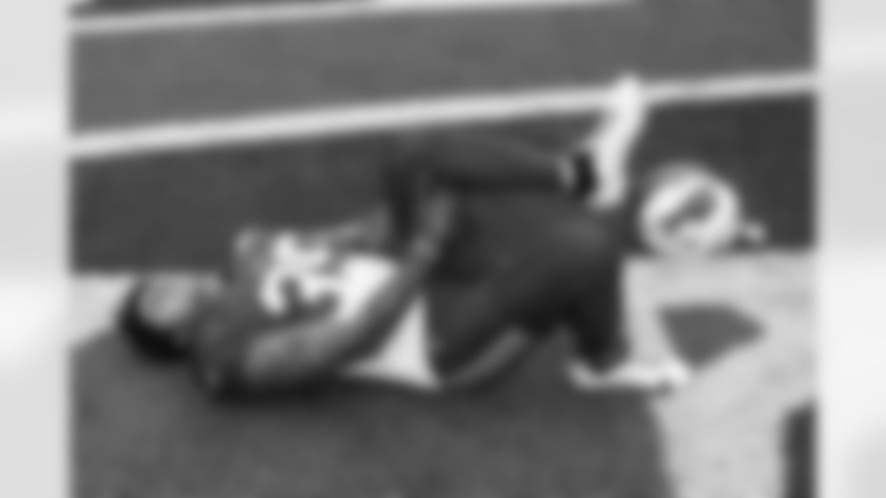 Jimmy Ciarlo (35). Buffalo Bills Training Camp, August 21, 2025 at Buffalo Bills Training Facility.
