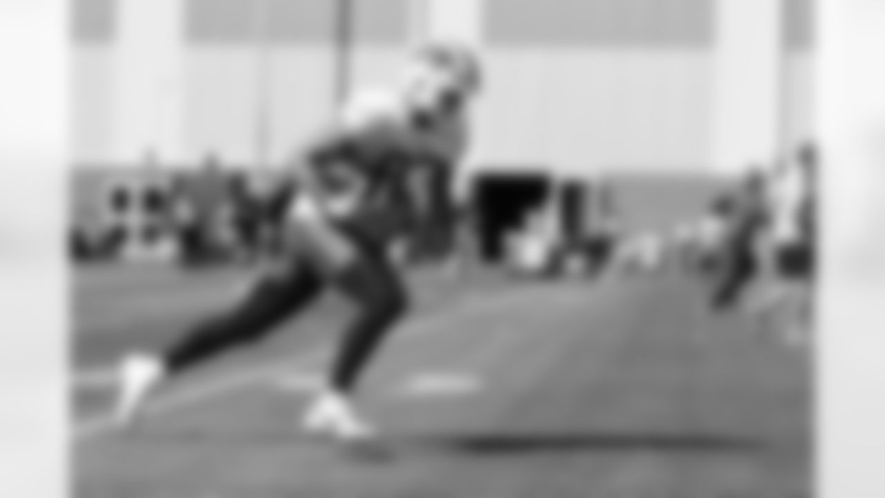 Keleki Latu (83). Buffalo Bills Training Camp, August 27, 2025 at Buffalo Bills Training Facility.