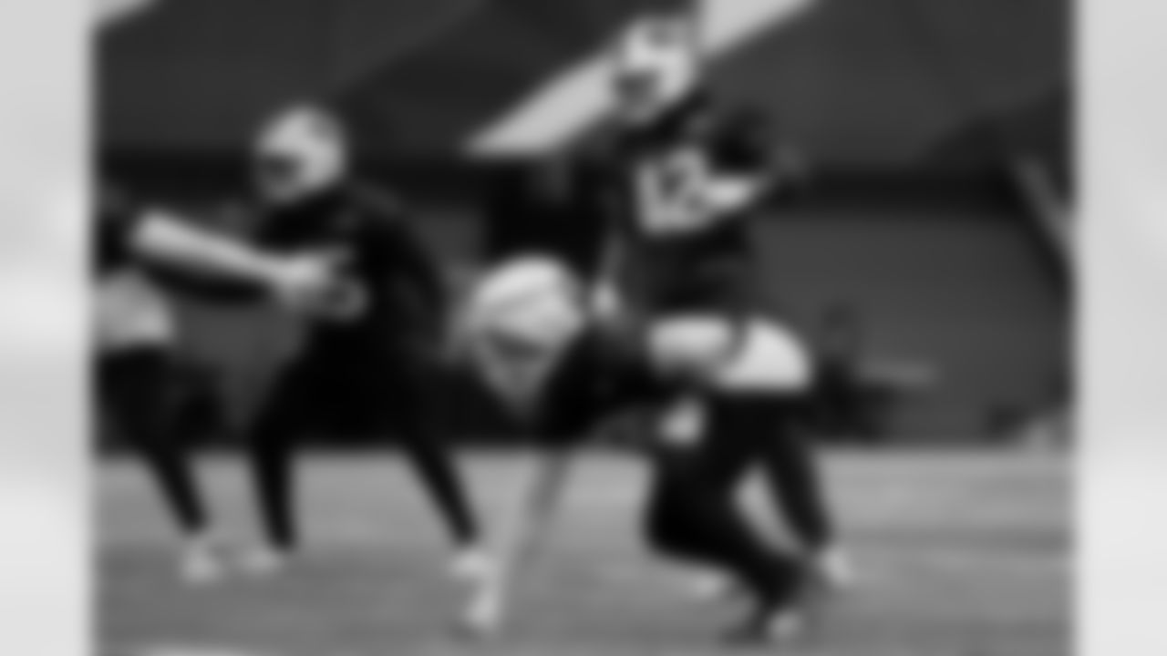 Dorian Williams (42). Buffalo Bills Week 13 Practice, November 26, 2025 at Buffalo Bills Training Center.