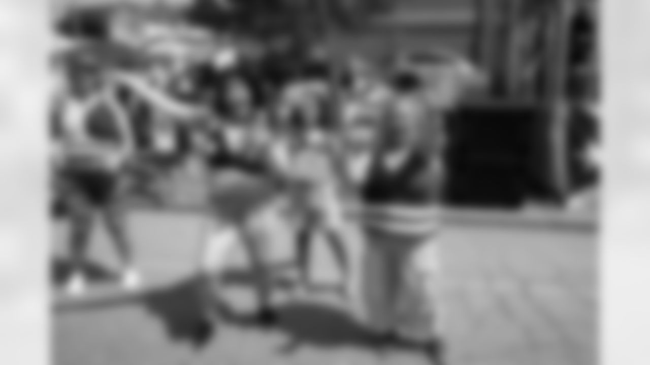 Buffalo Bills At The Puerto Rican and Hispanic Day Parade, August 16, 2025 on Niagara Street.