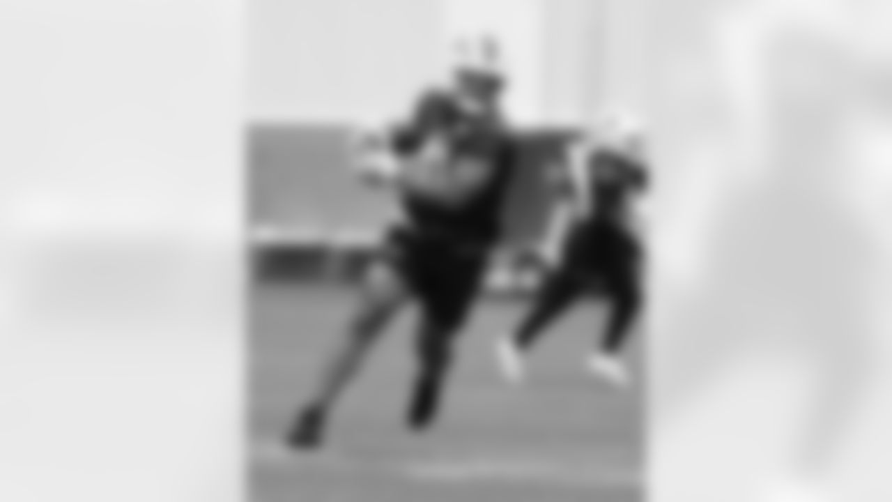 Reggie Gilliam (41). Buffalo Bills OTA workouts, June 03, 2025 at the Buffalo Bills Training Center.