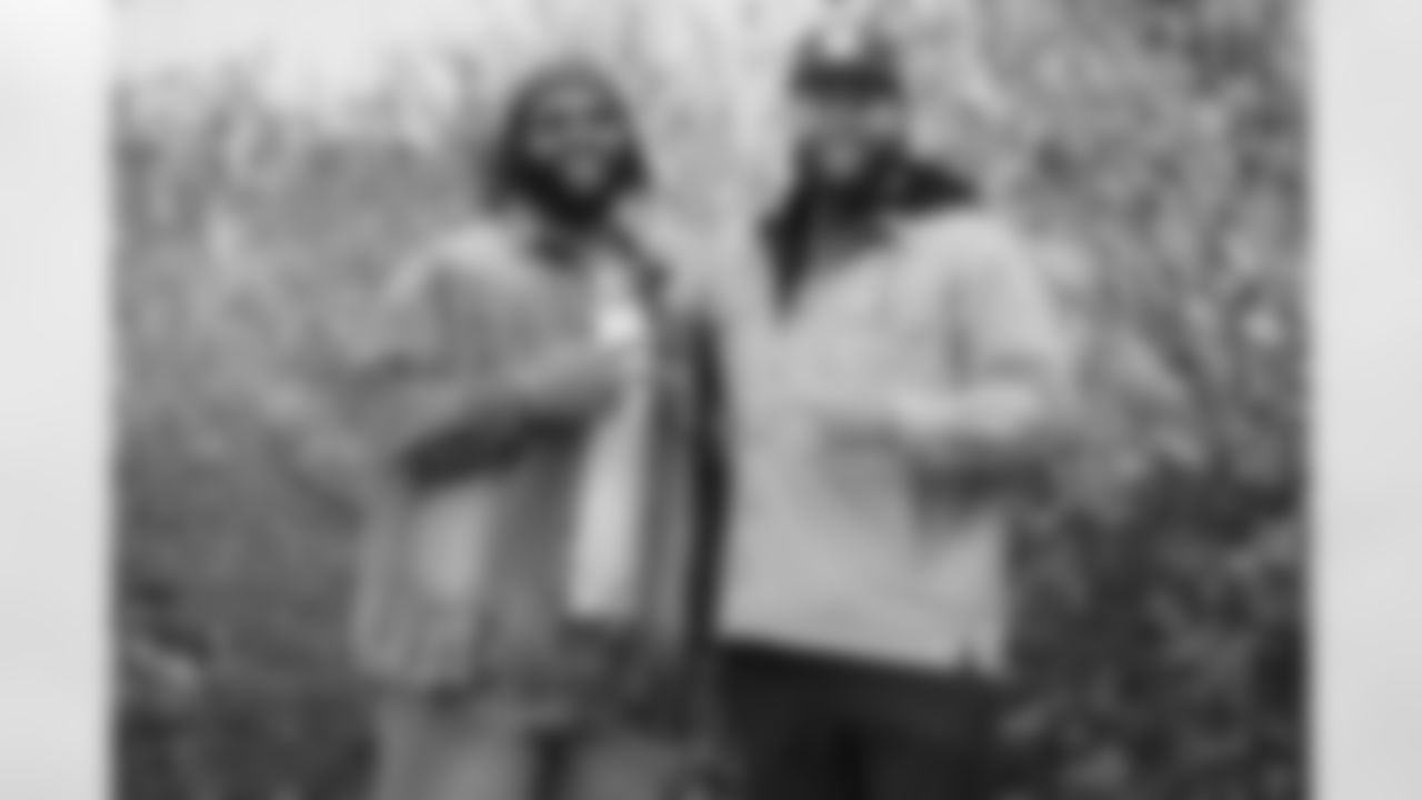 O'Cyrus Torrence (64), Ryan Van Demark (74). Buffalo Bills vs Tampa Bay Buccaneers, Regular Season, November 16, 2025 at Highmark Stadium.