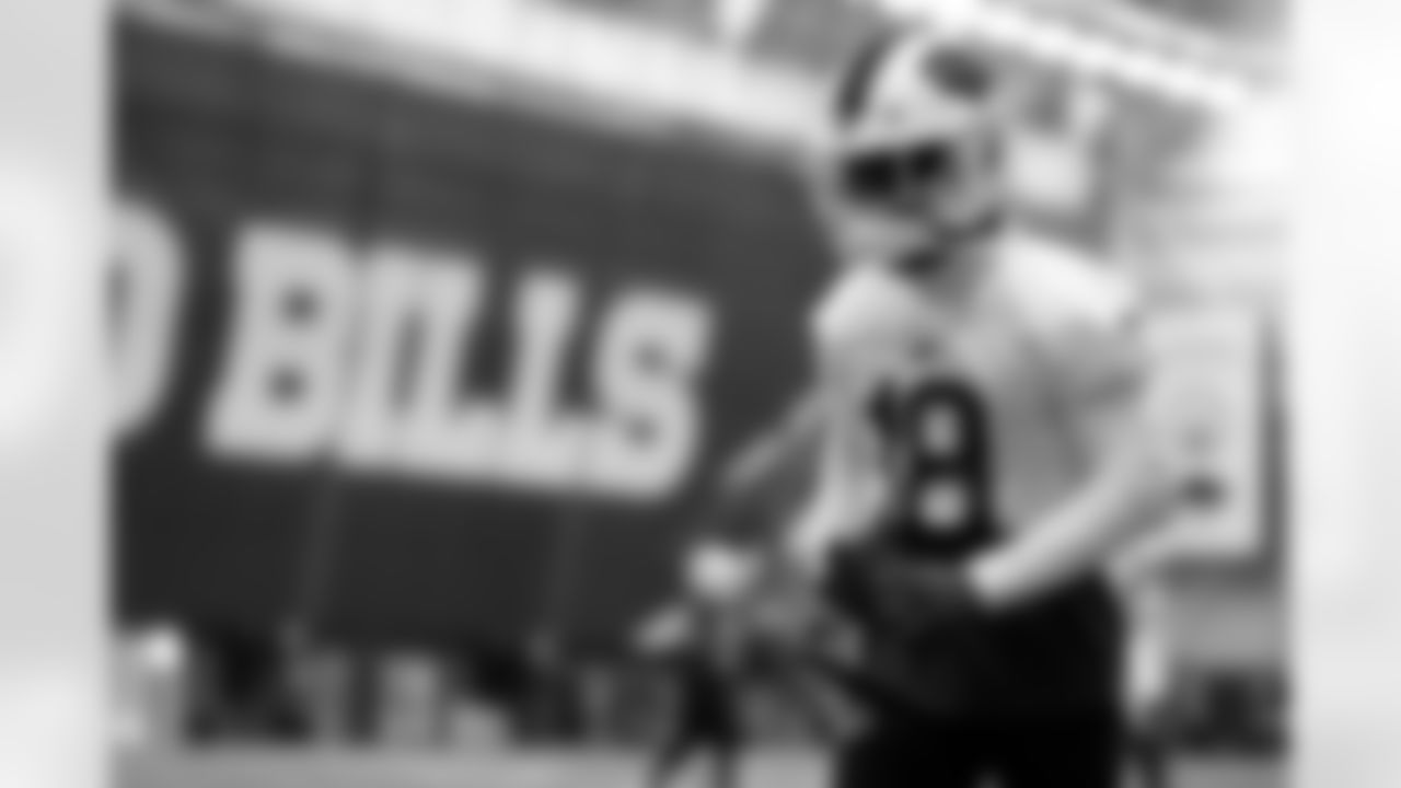 Brandin Cooks (18). Buffalo Bills Week 13 Practice, November 26, 2025 at Buffalo Bills Training Center.