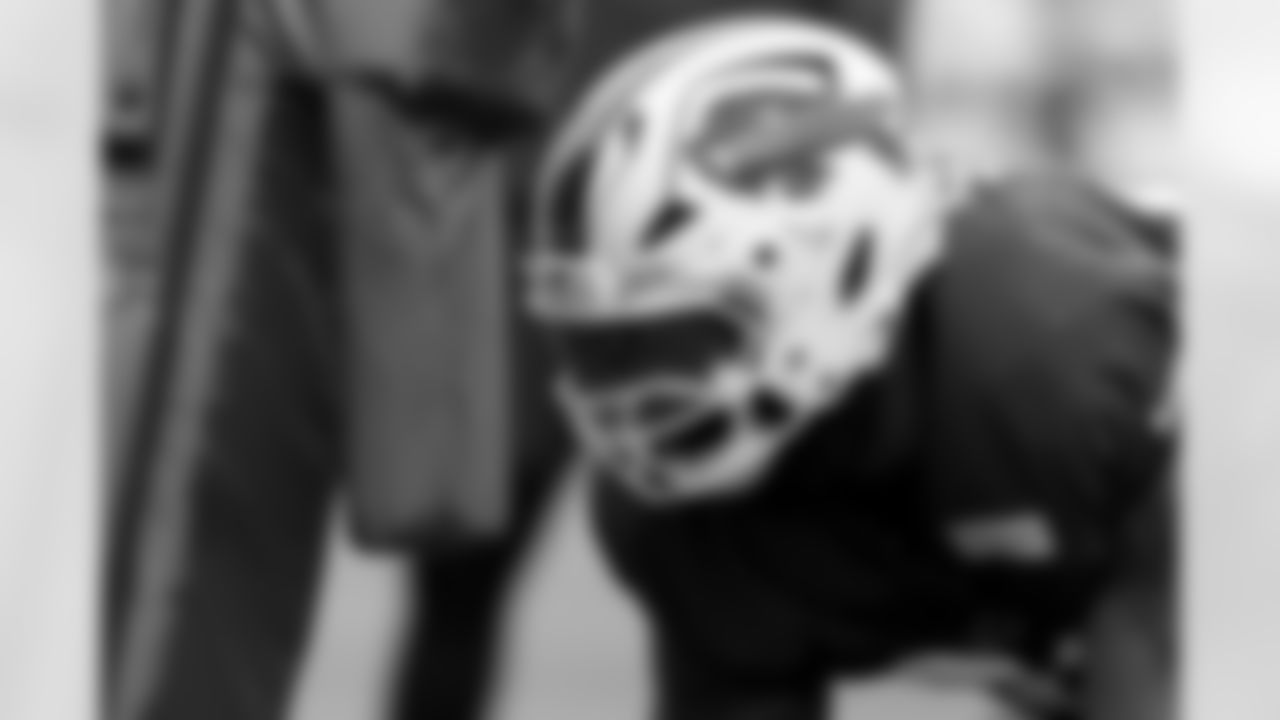 DaQuan Jones (92). Buffalo Bills Training Camp, August 19, 2025 at Buffalo Bills Training Facility.