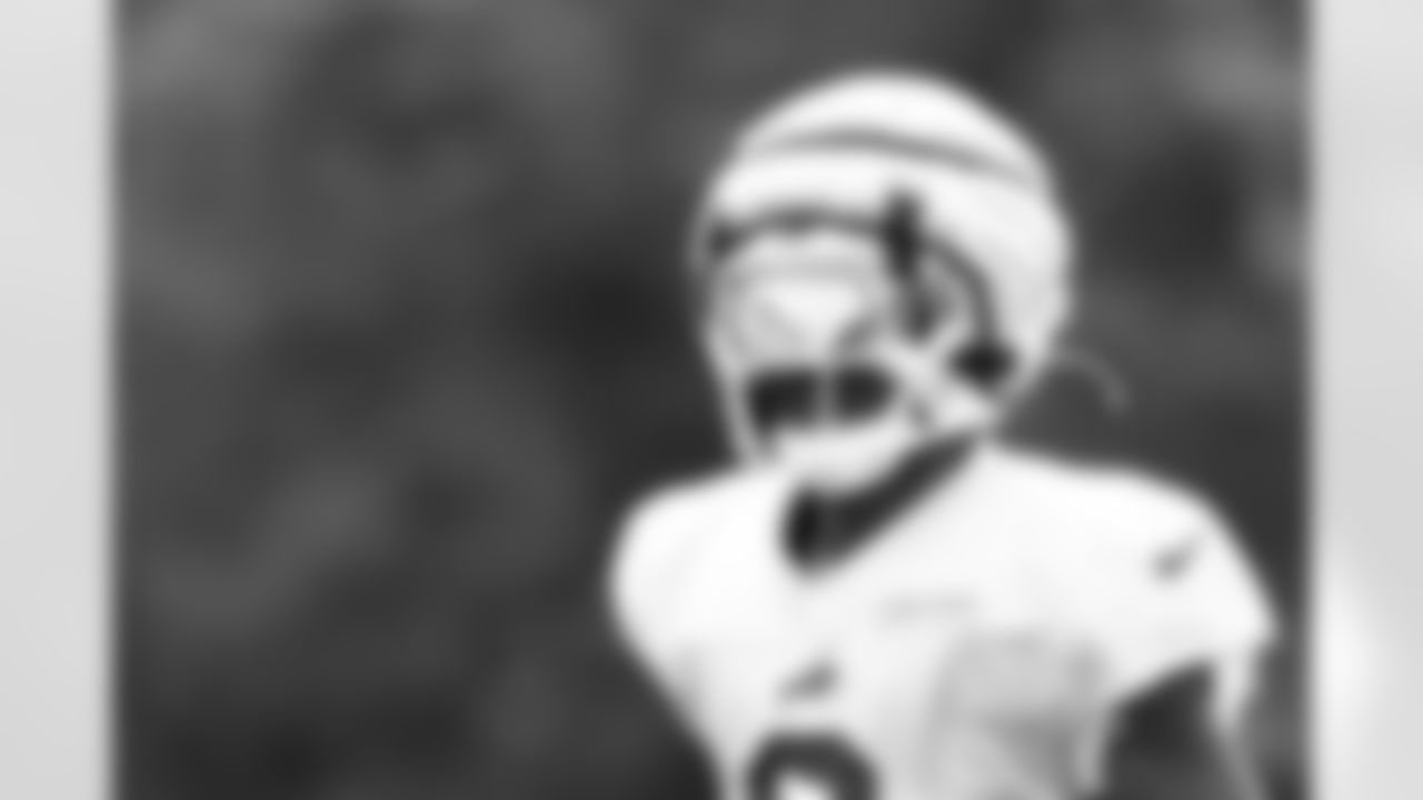 Keon Coleman (0). Buffalo Bills Training Camp, August 13, 2025 at Buffalo Bills Training Facility.