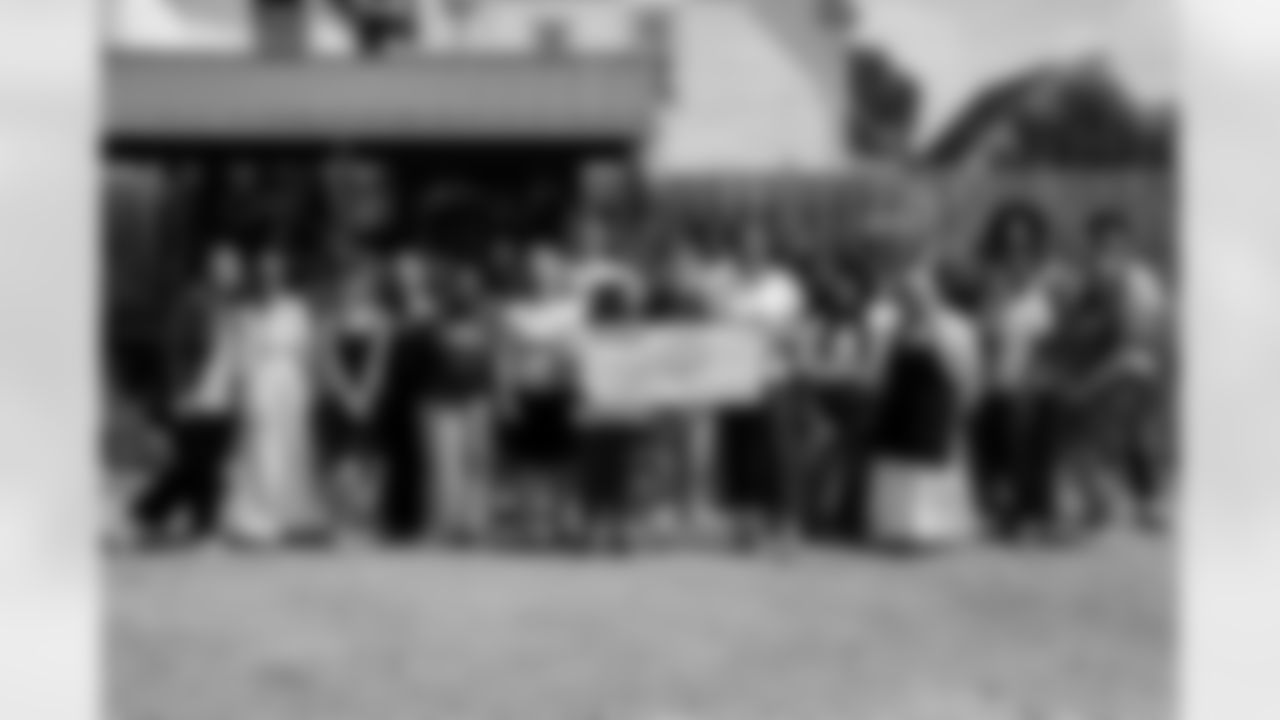 The Bills Foundation presented a $100,000 check to Massachusetts Avenue Project in support of the Growing Green: Youth Employment program.