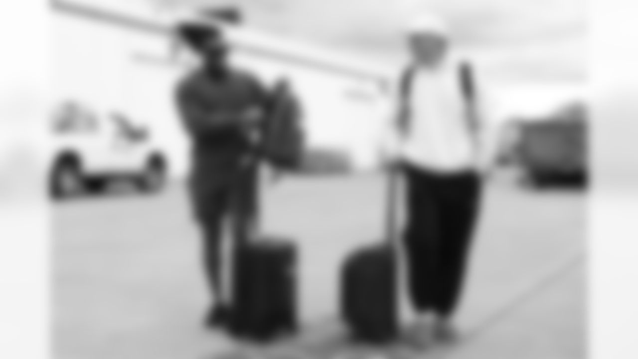 Shaq Thompson (45), Cole Bishop (24). Buffalo Bills travel to Carolina, October 25, 2025 at Buffalo Niagara International Airport.