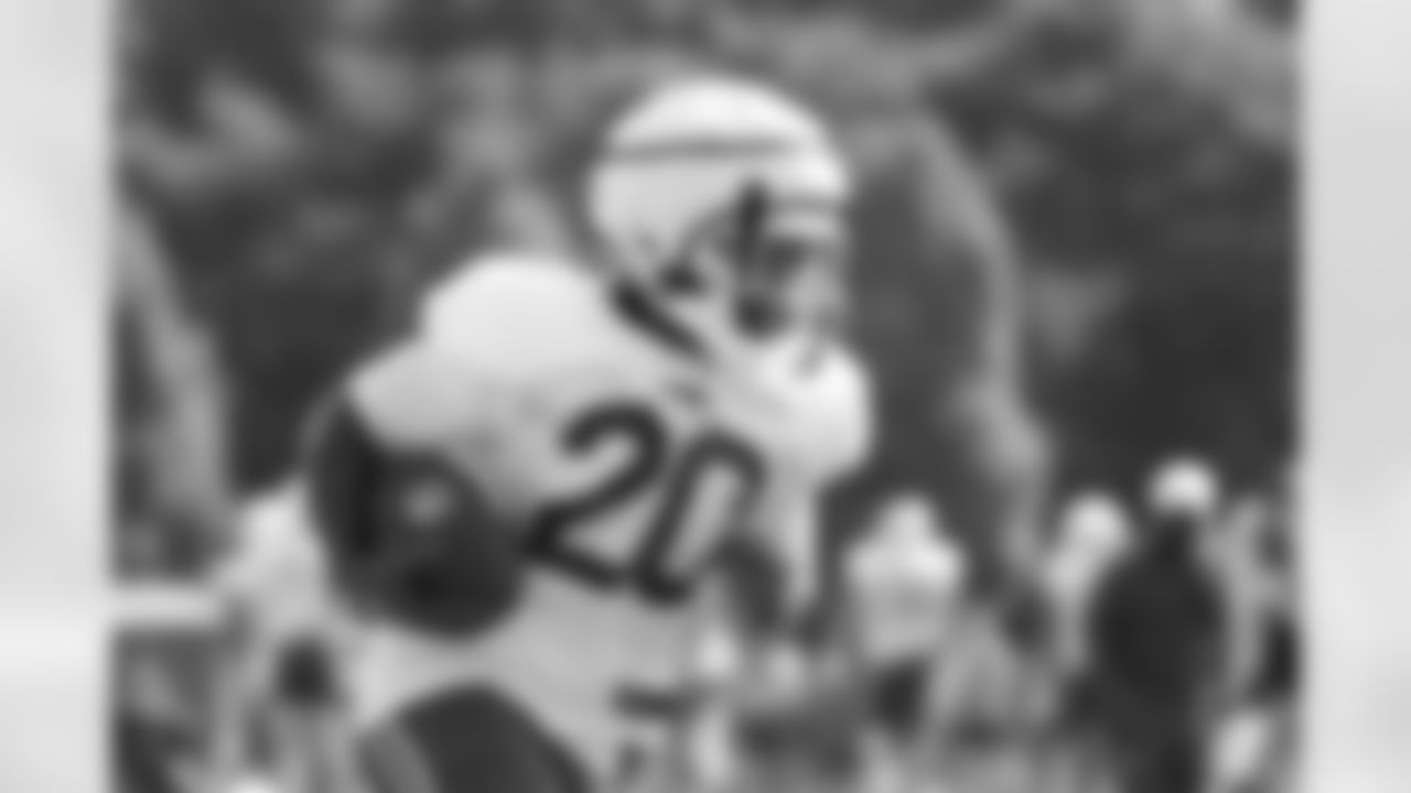 Frank Gore Jr (20). Buffalo Bills Training Camp, July 28, 2025 at St. John Fisher University.