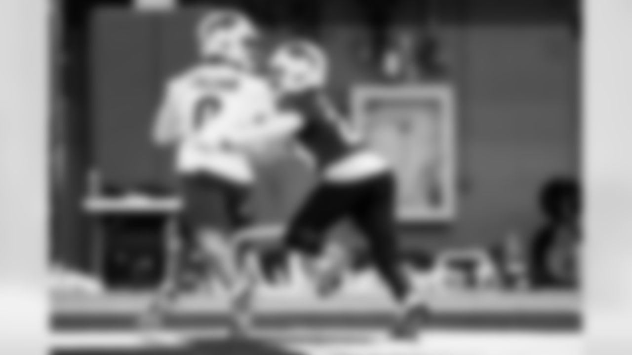 Keon Coleman (0), Dane Jackson (23). Buffalo Bills Week 16 Practice, December 18, 2025 at Buffalo Bills Training Center.