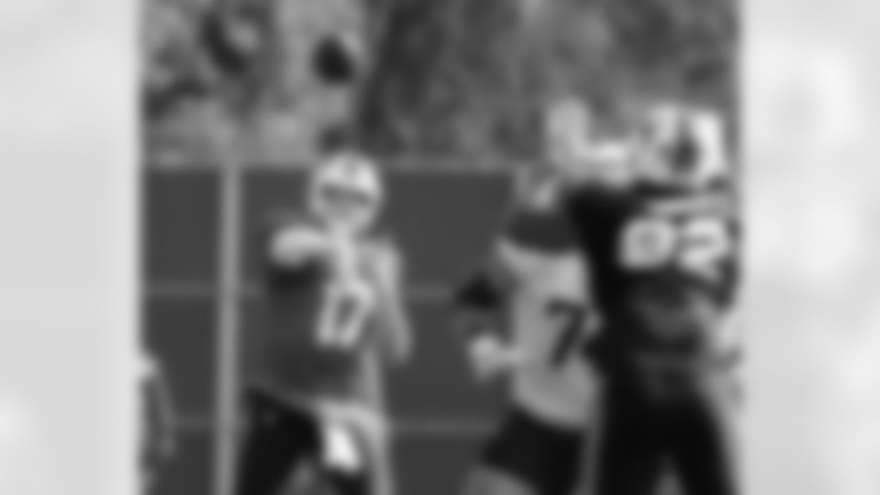 Josh Allen (17). Buffalo Bills practice, August 28, 2024 at One Bills Drive.