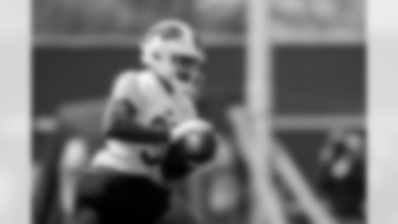 Wande Owens. Buffalo Bills Rookie Minicamp, May 09, 2025 at the Buffalo Bills Training Center.
