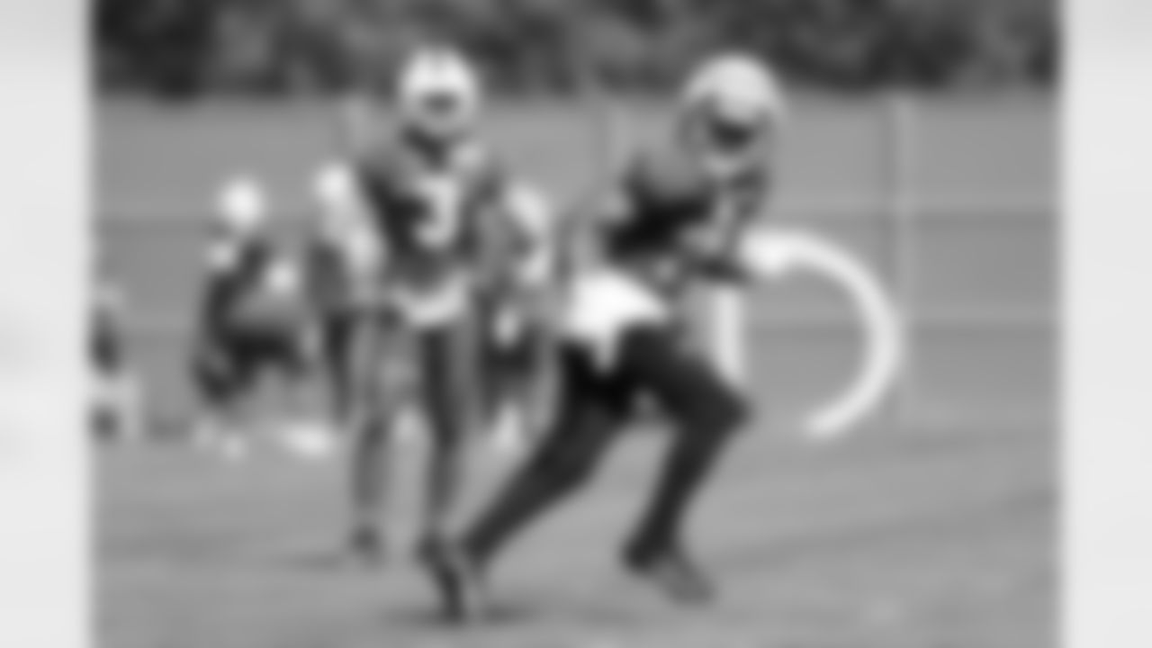 Jordan Poyer (21). Buffalo Bills Training Camp, August 27, 2025 at Buffalo Bills Training Facility.