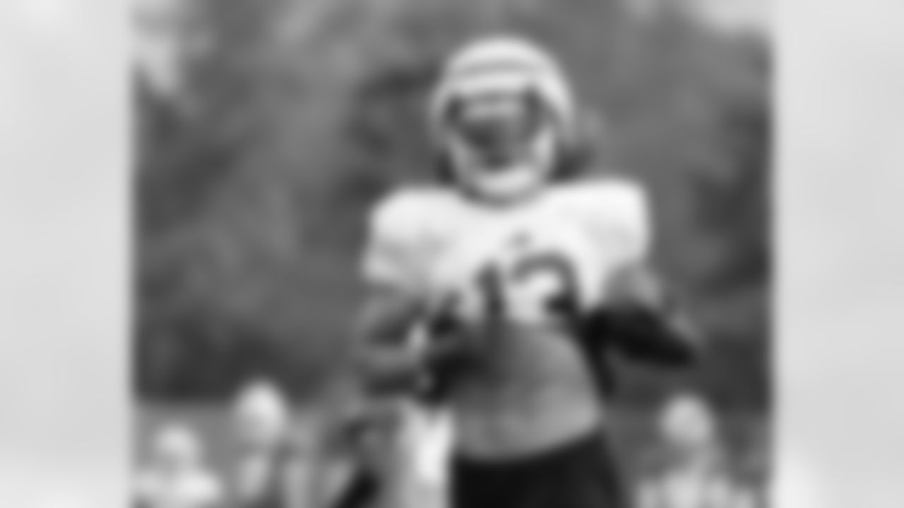Mack Hollins (13). Buffalo Bills practice, October 02, 2024 at One Bills Drive.