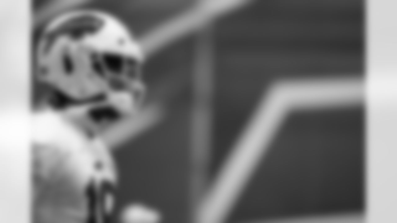 Brandin Cooks (18). Buffalo Bills Week 13 Practice, November 26, 2025 at Buffalo Bills Training Center.