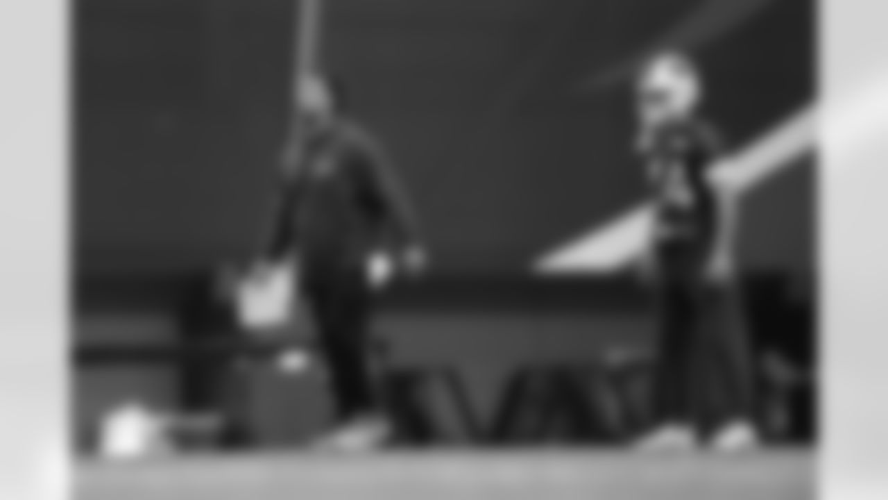 Al Holcomb, Cole Bishop (24). Buffalo Bills Wild Card Week Friday Practice, January 09, 2026 at Buffalo Bills Training Center.