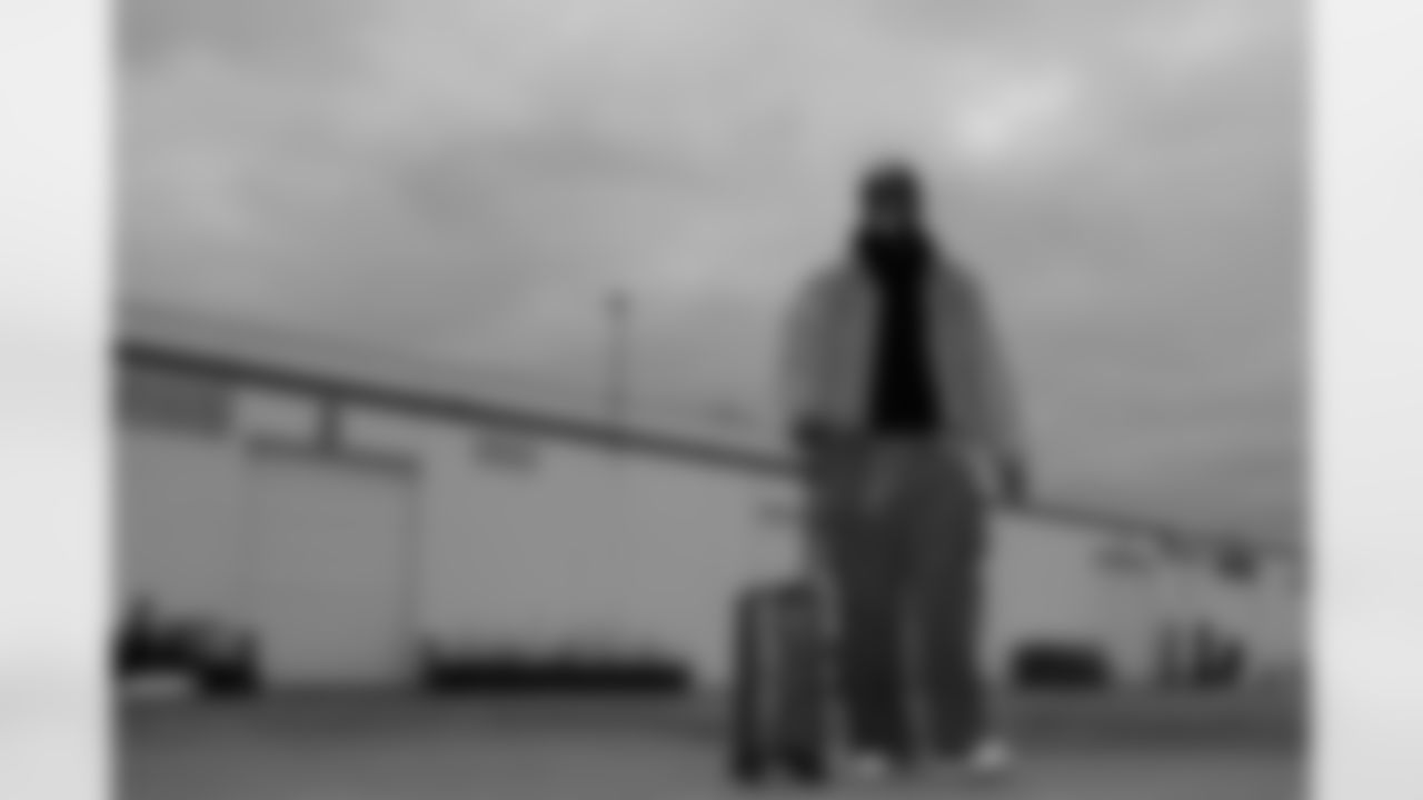 Larry Ogunjobi (99). Buffalo Bills travel to Pittsburgh, November 29, 2025 at Buffalo Niagara International Airport.