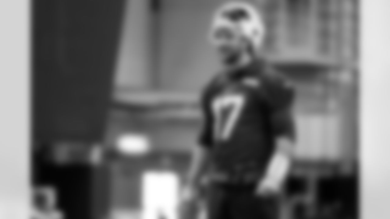 Josh Allen (17). Buffalo Bills Divisional Round, January 15, 2026 at Buffalo Bills Training Center.