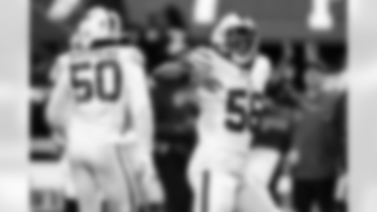 Javon Solomon (56). Atlanta Falcons vs Buffalo Bills, Regular Season, October 13, 2025 at Mercedes-Benz Stadium.