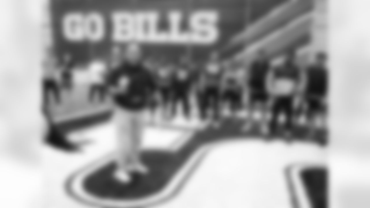 Hal Luther. Buffalo Bills offseason workouts and dodgeball competition at One Bills Drive on May 15, 2024.