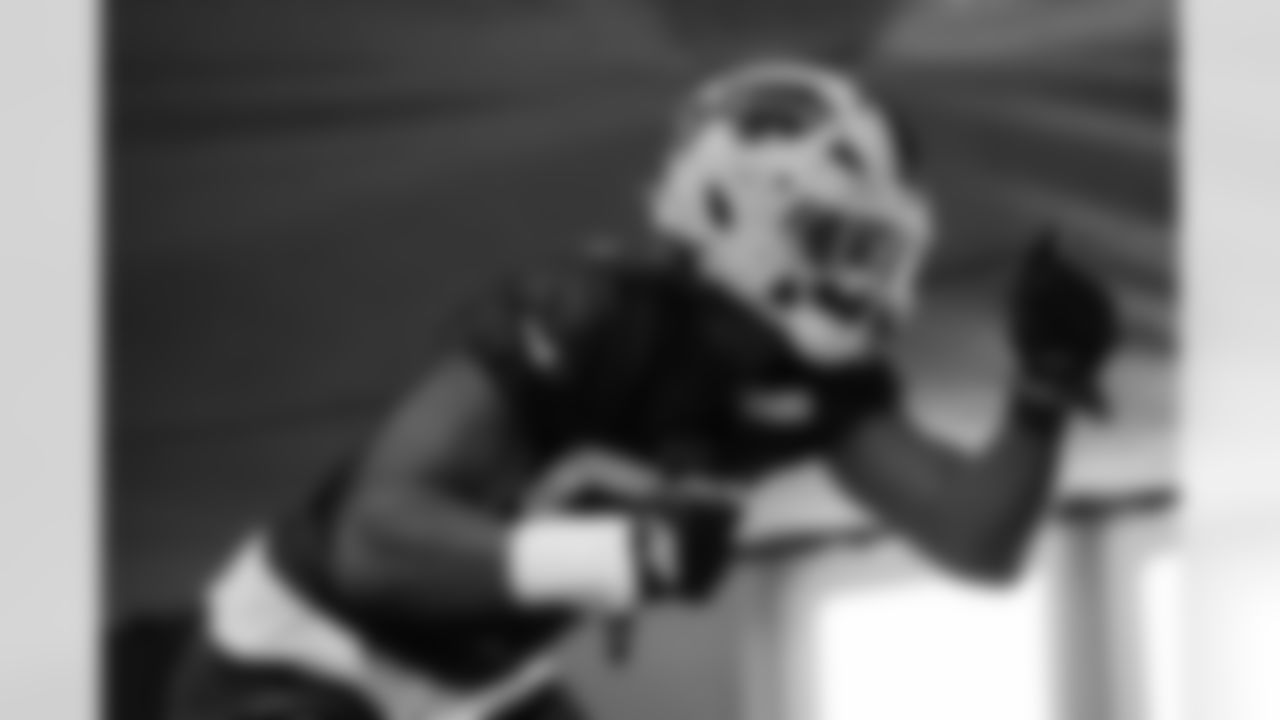 Greg Rousseau. Buffalo Bills Week 15 Practice, December 11, 2025 at Buffalo Bills Training Center.