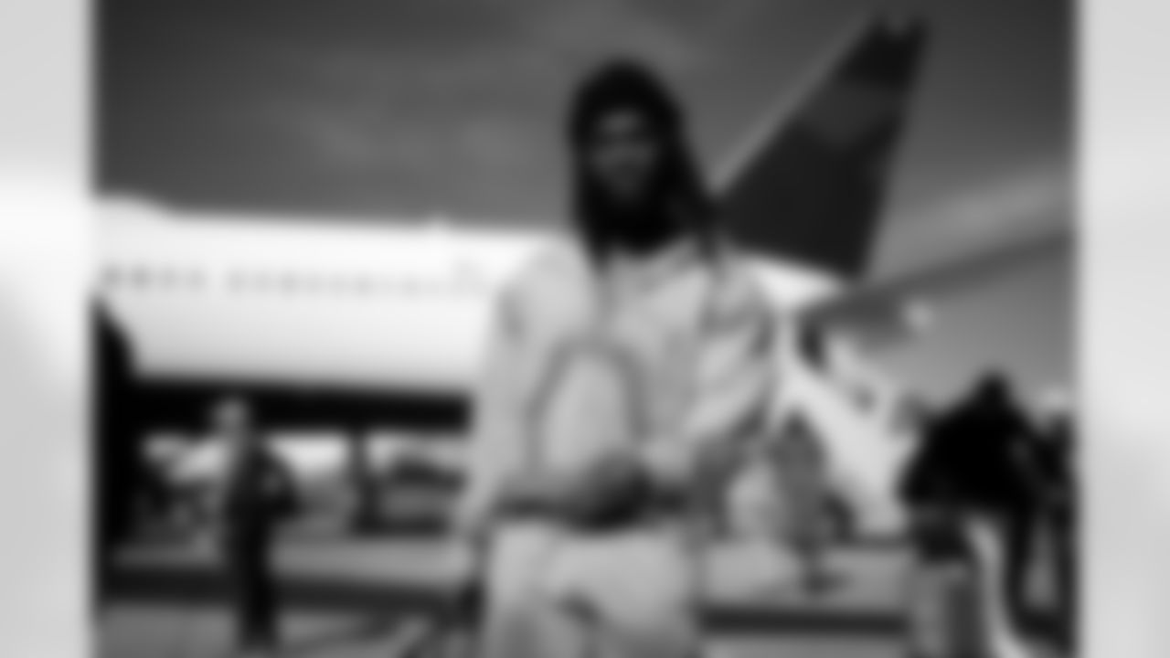 James Cook (4). Buffalo Bills travel to Atlanta, October 12, 2025 at Buffalo Niagara International Airport.