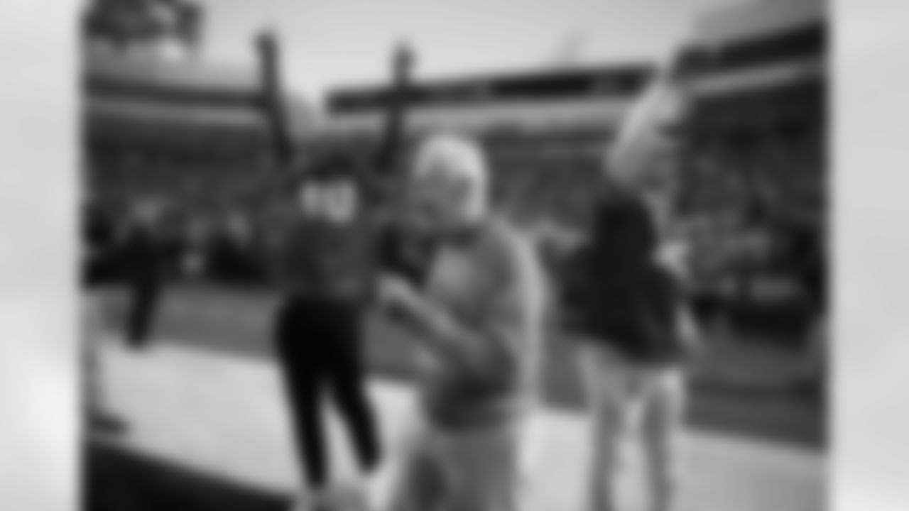 Bruce Smith, Marv Levy, Jim Kelly. Buffalo Bills vs Tennessee Titans, Monday Night Football, Week 2, September 19, 2022 at Highmark Stadium.