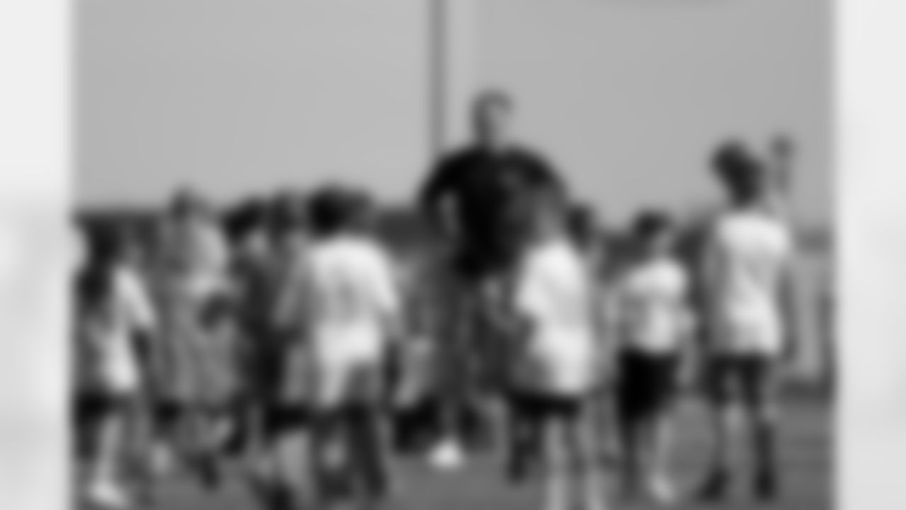 Kids participate with Bo Nix at his football camp on Saturday, May 17, 2025 at Valor Christian High School in Highlands Ranch, Colorado.
Photo by Gabriel Christus / Denver Broncos