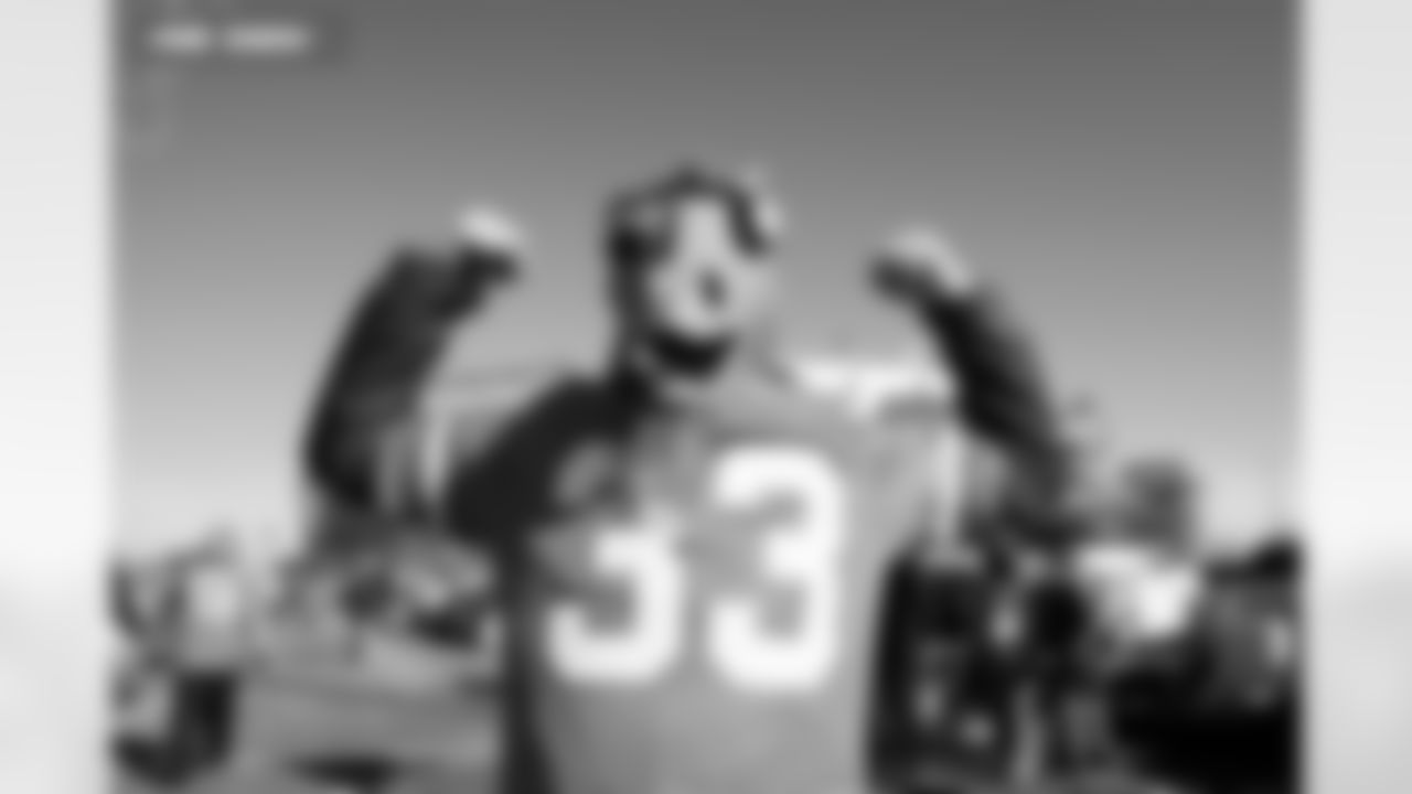 A Broncos fan in a "Blucifer" mask before the AFC Championship Game between the Denver Broncos and New England Patriots at Empower Field at Mile High in Denver, Colorado on January 25, 2026. Photo by Gavin Liddell / Denver Broncos