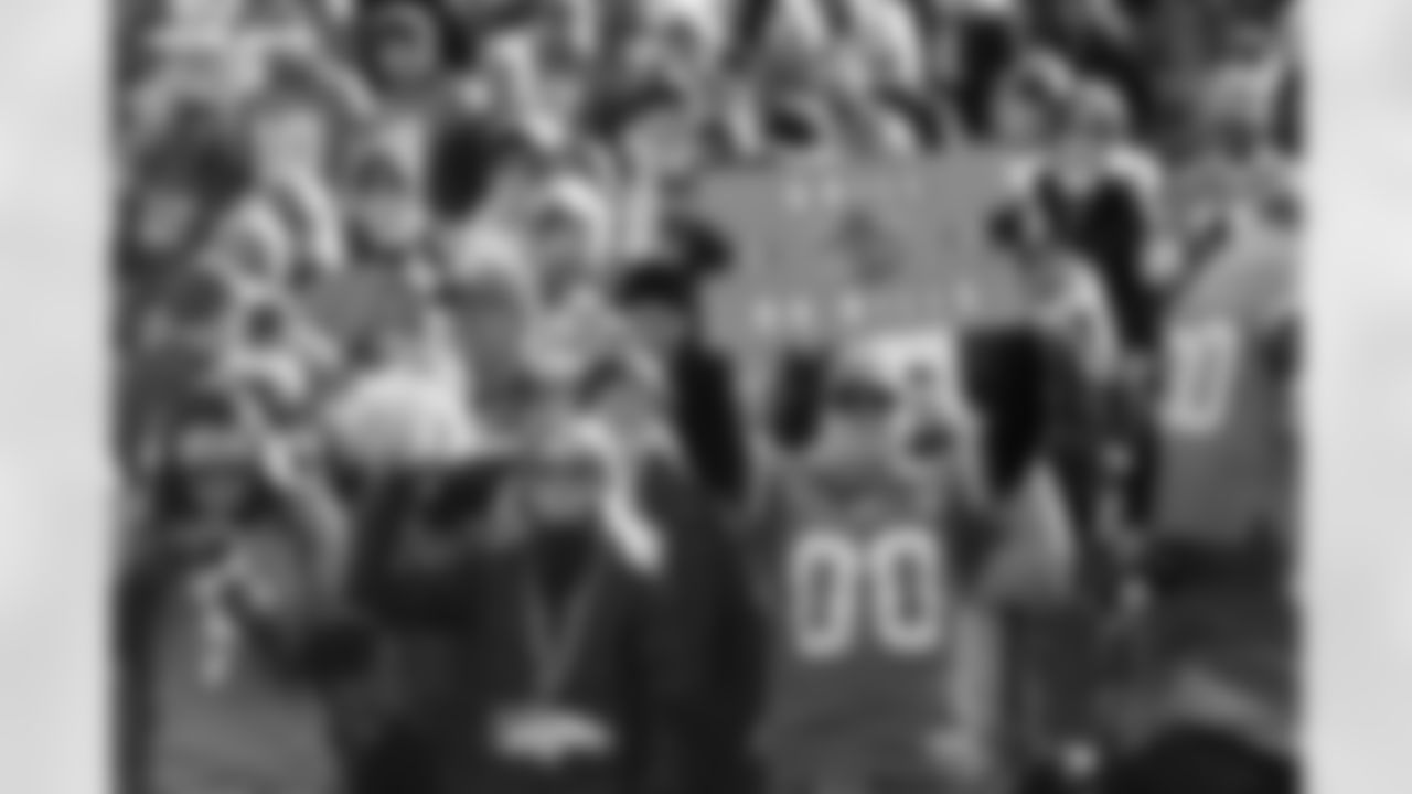 A Denver Broncos fans hold a sign that says Grill the Bills before the Broncos' Divisional Round playoff game against the Buffalo Bills at Empower Field at Mile High in Denver, Colorado on January 17, 2026. Photo by Gabriel Christus / Denver Broncos