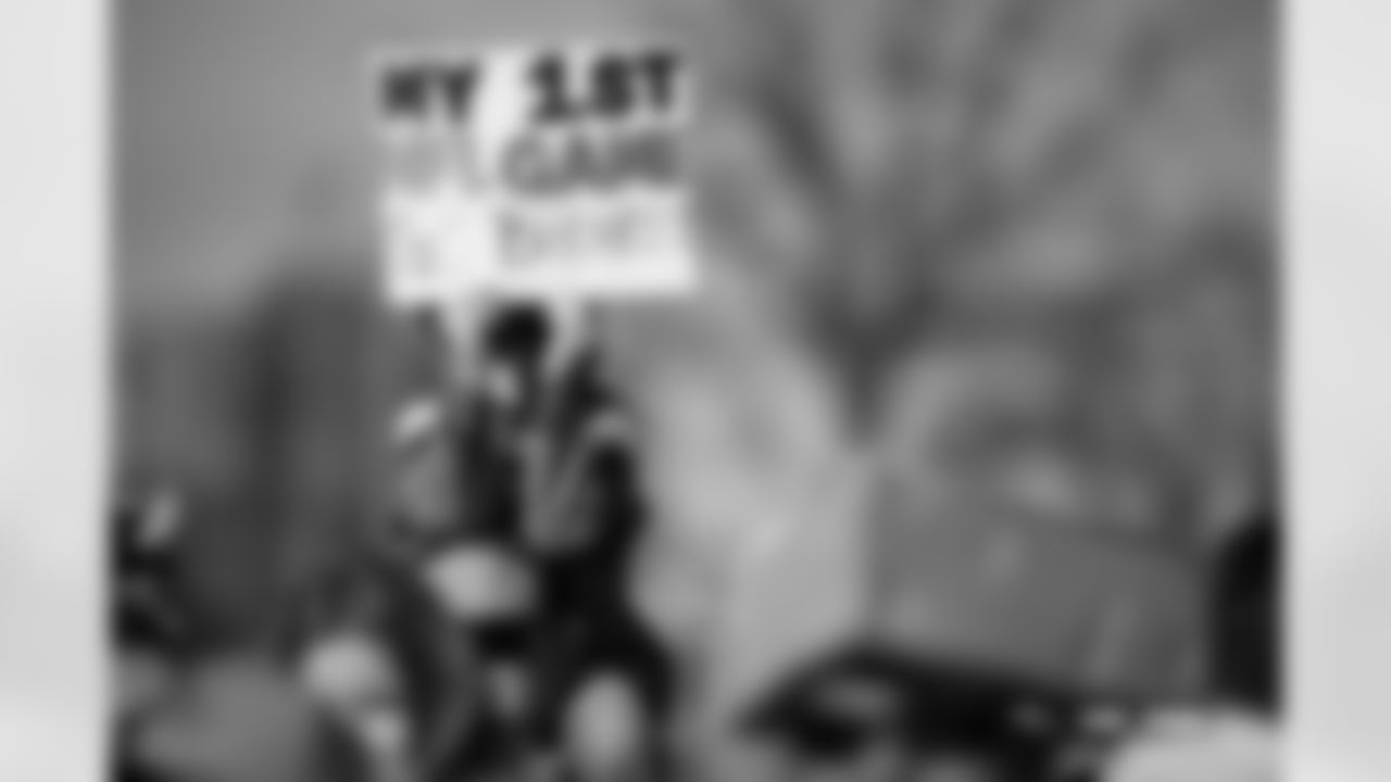 Fans during team arrivals before the Broncos' Week 15 game against the Green Bay Packers at Empower Field at Mile High in Denver, Colorado on December 14, 2025. Photo by Ben Swanson / Denver Broncos