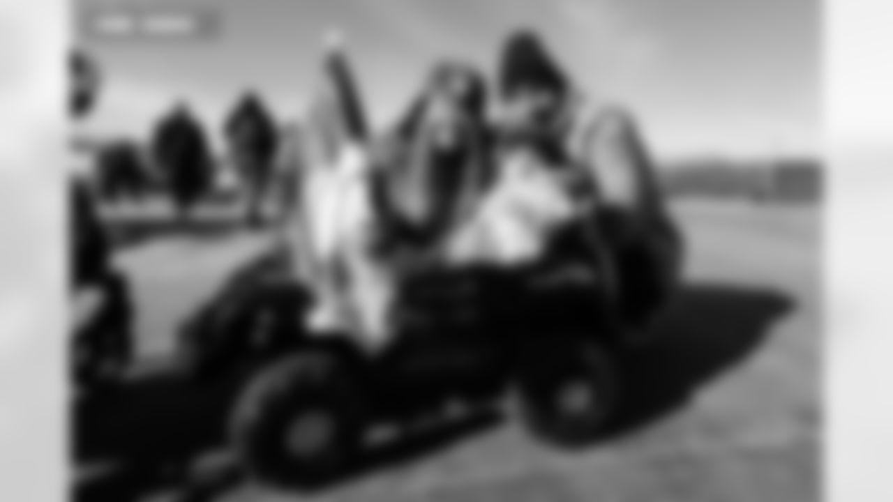 A family of Broncos fans before the AFC Championship Game between the Denver Broncos and New England Patriots at Empower Field at Mile High in Denver, Colorado on January 25, 2026. Photo by Gavin Liddell / Denver Broncos