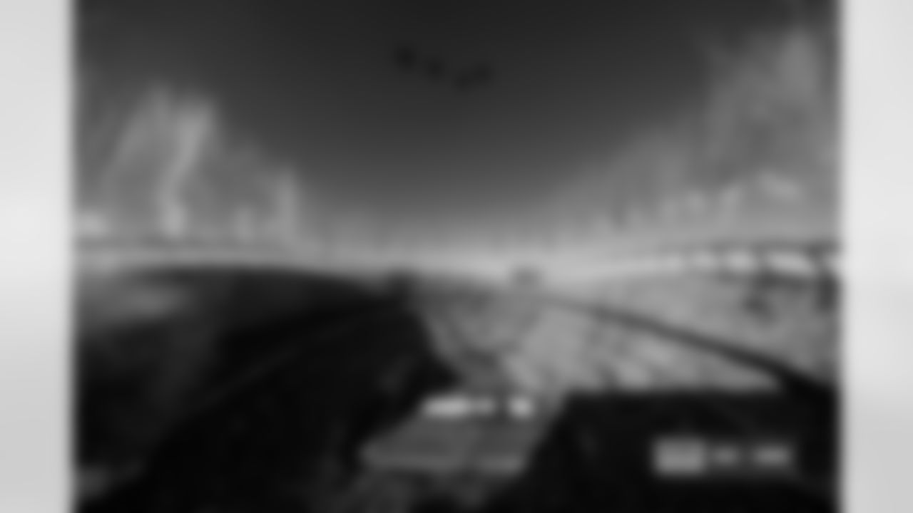 Jets fly over the stadium during the Broncos' Week 11 game against the Kansas City Chiefs at Empower Field at Mile High in Denver, Colorado on November 16, 2025. Photo by Gabriel Christus / Denver Broncos