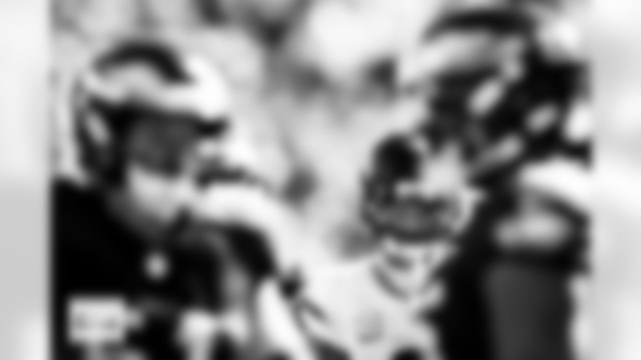 Denver Broncos cornerback Pat Surtain II (2) during the Broncos' Week 5 game against the Philadelphia Eagles at Lincoln Financial Field in Philadelphia, Pennsylvania on October 5, 2025. Photo by Ben Swanson / Denver Broncos