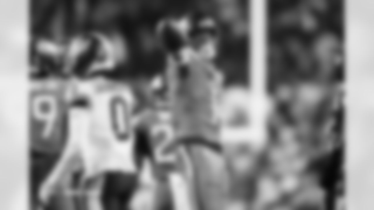 Courtland Sutton (14) during the Broncos' Week 13 game against the Washington Commanders at Northwest Stadium in Landover, Maryland on November 30, 2025. Photo by Gabriel Christus / Denver Broncos