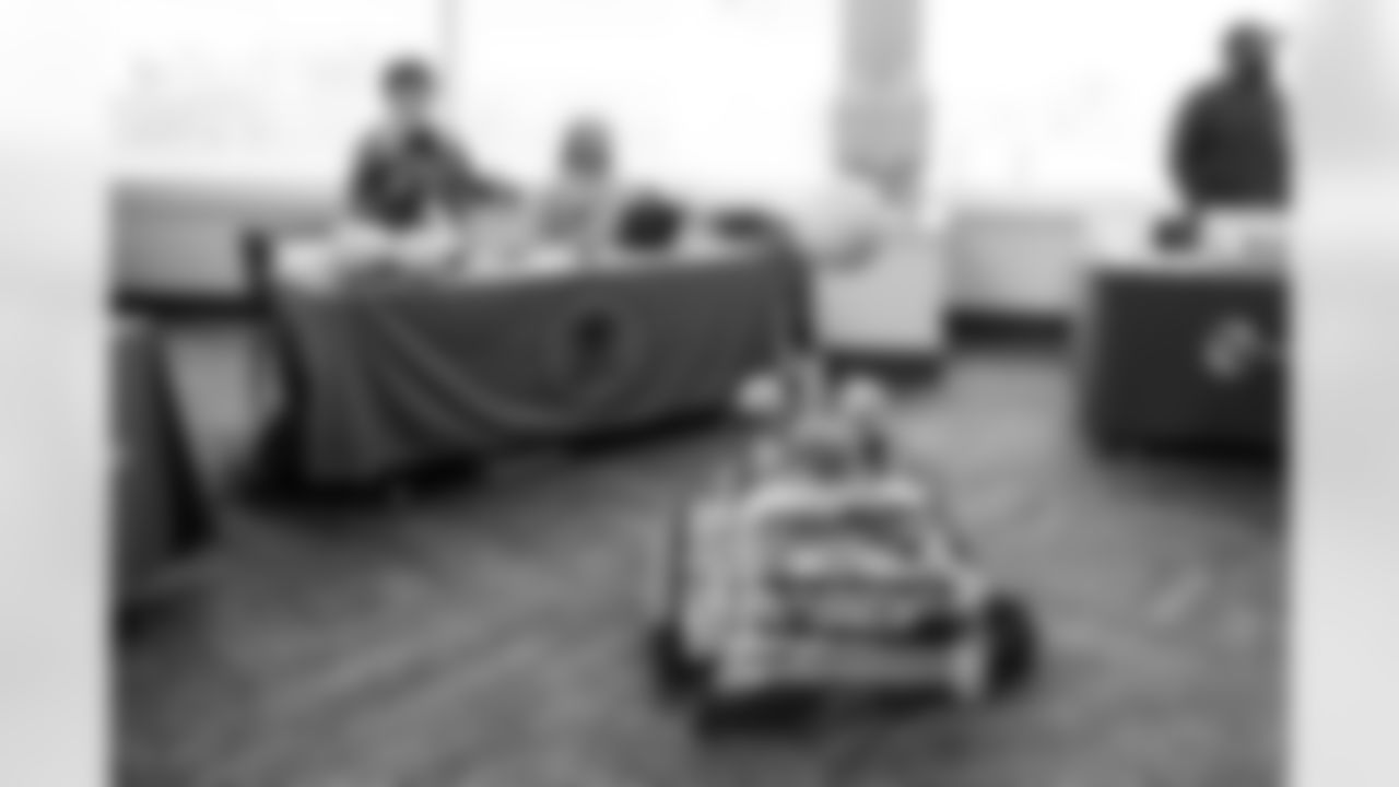 The Denver Broncos host Denver Public School's 8th Grade Career Fair at Empower Field at Mile High in Denver, Colorado on November 12, 2025. Photo by Ben Swanson / Denver Broncos